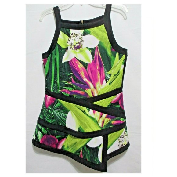 Worthington Tops - NWT Worthington Colorful Floral Sleeveless Top Size M Back Zip ($40)